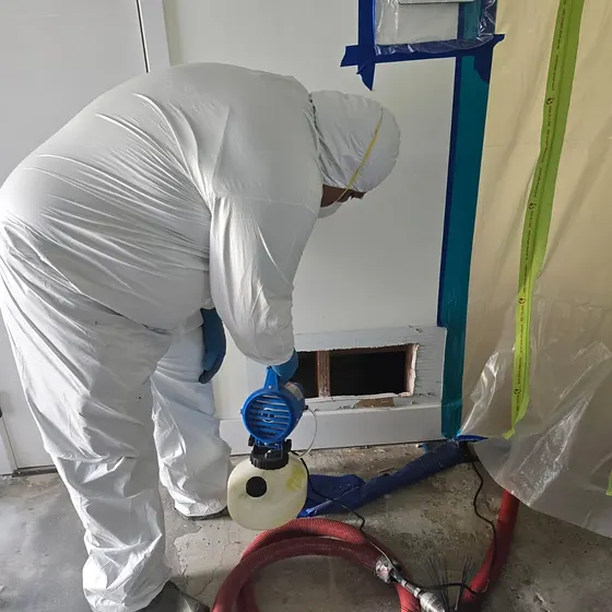 HEPA cleaning inside containment, Branch not recorded