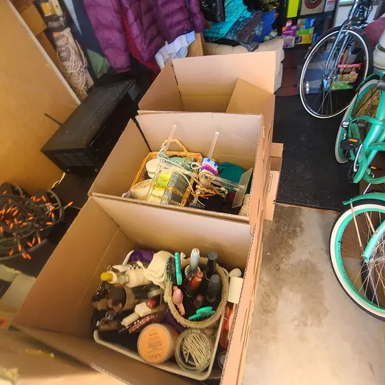 Sorting belongings for storage, Branch not recorded