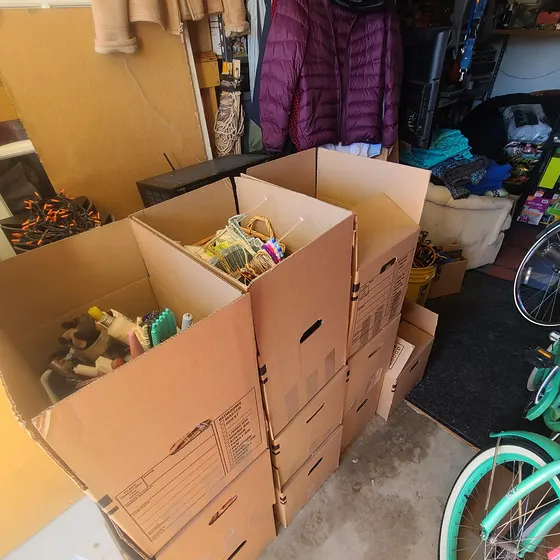 Contents boxed during a pack-out, Branch not recorded