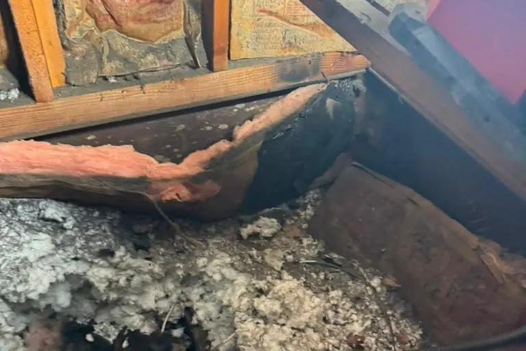 Wind damage and roof opening