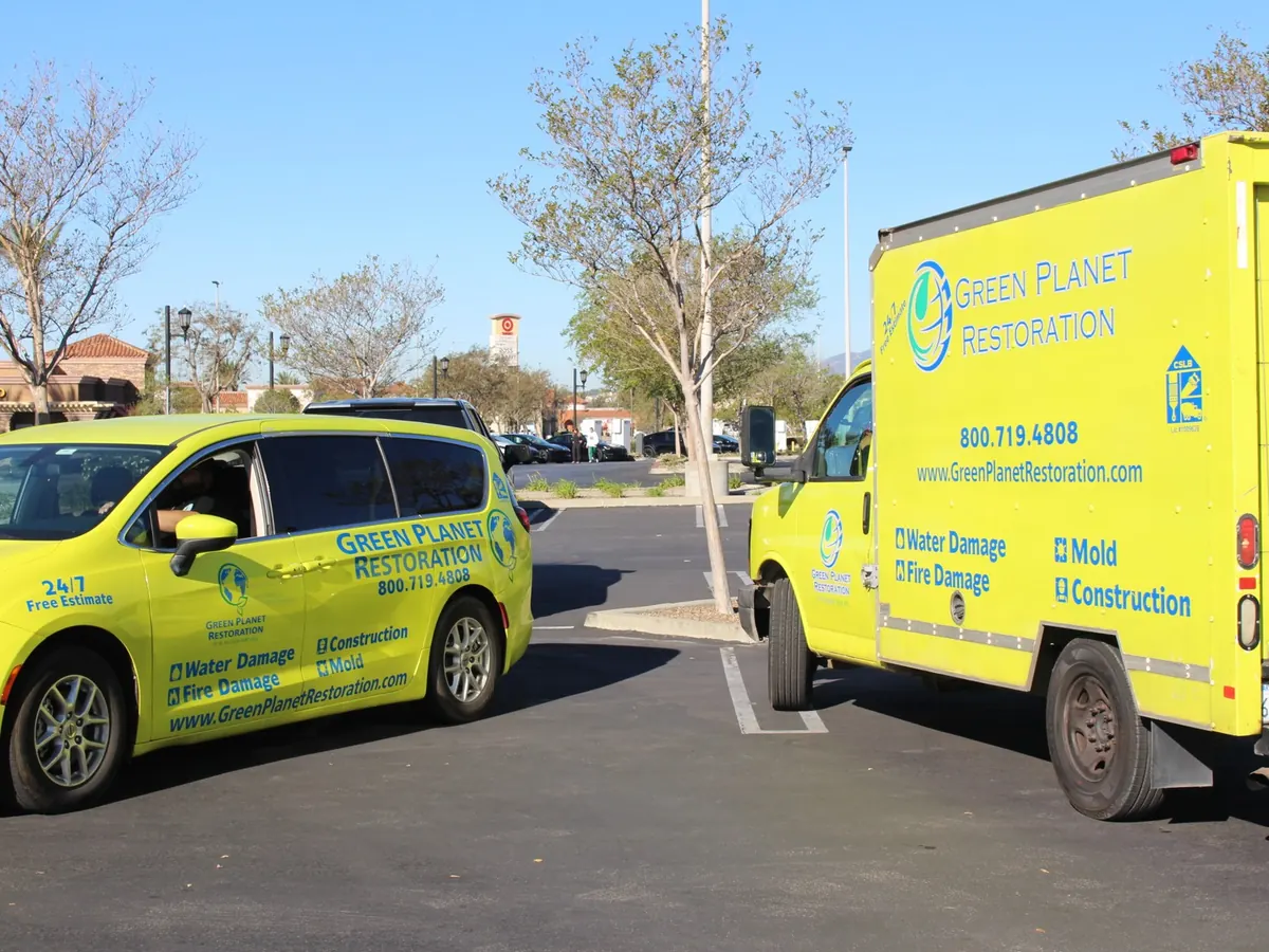 Green Planet Restoration response truck
