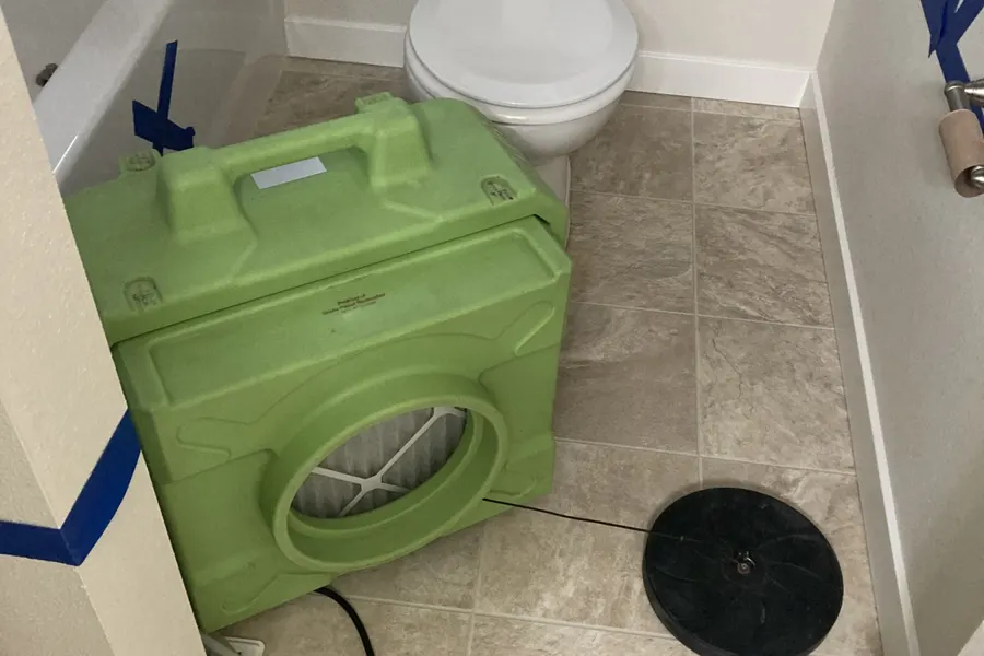 Musty odor after a hidden leak
