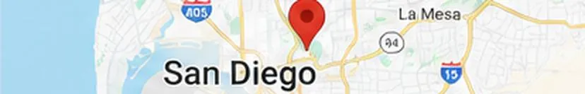 Map of San Diego