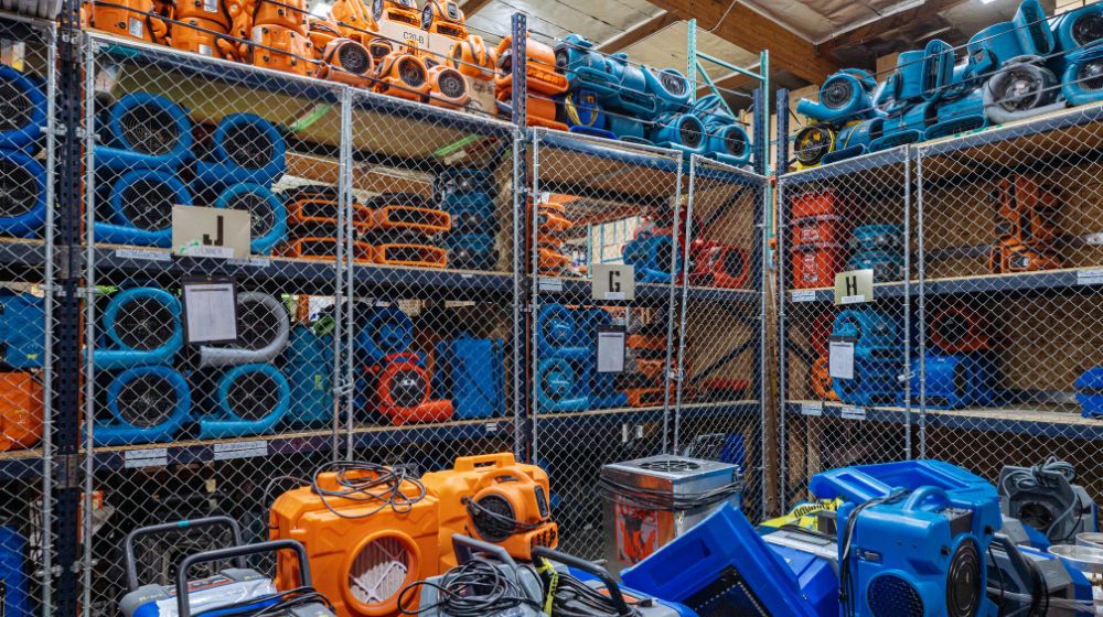 Emergency Flood Cleanup Equipment - Green Planet Restoration Seattle