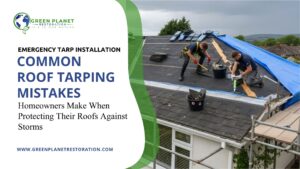 Common Roof Tarping Mistakes - Green Planet Restoration
