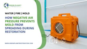 Negative Air Pressure Prevents Mold - Green Planet Restoration Santa Clarita