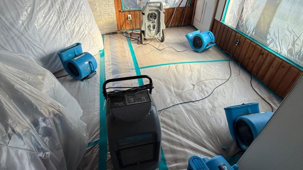 Circular Airflow Pattern - Air Mover Placement - Green Planet Restoration