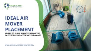 Ideal Air Mover Placement - Green Planet Restoration