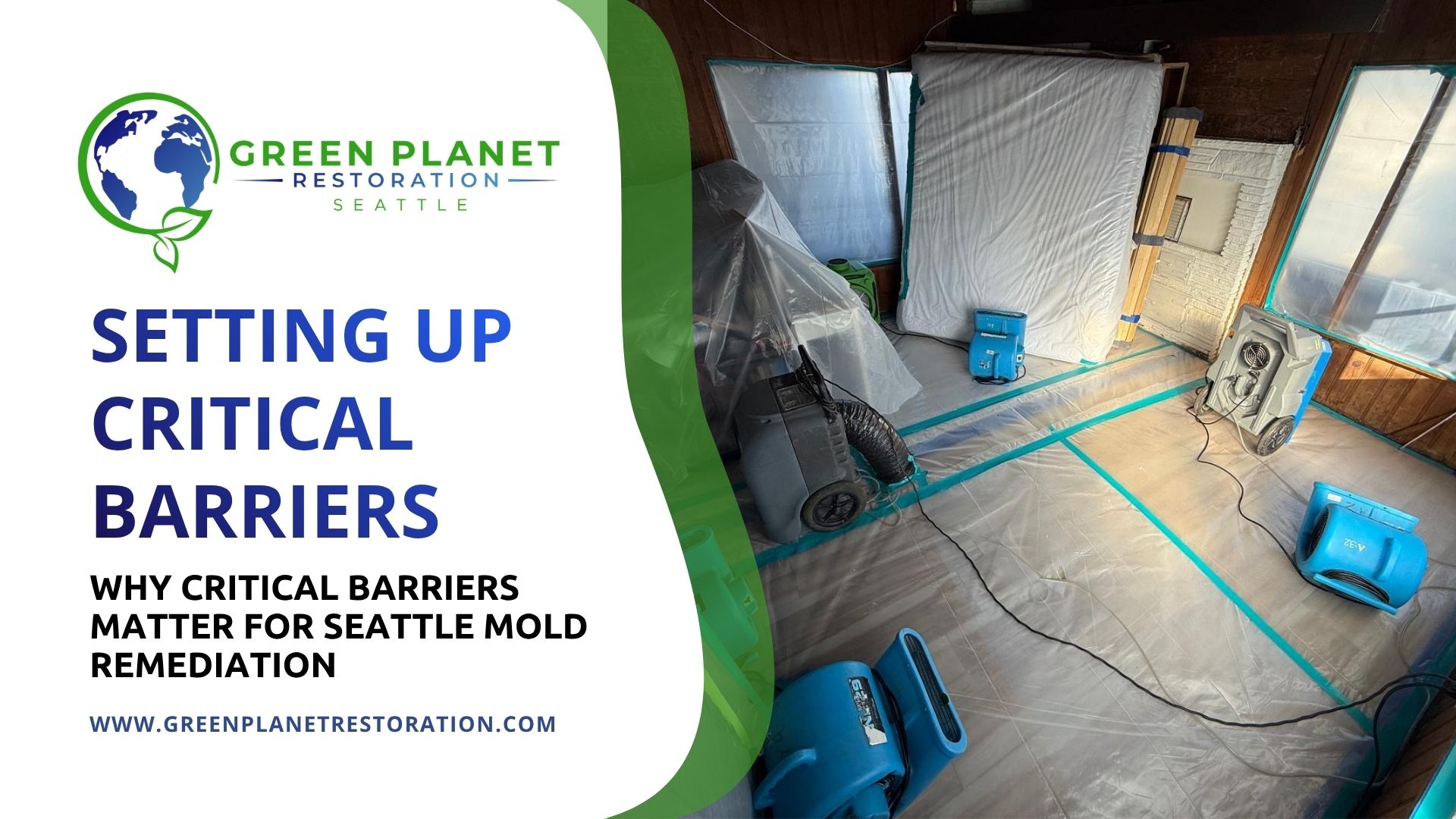 Setting Up Critical Barriers for Mold Remediation - Green Planet Restoration