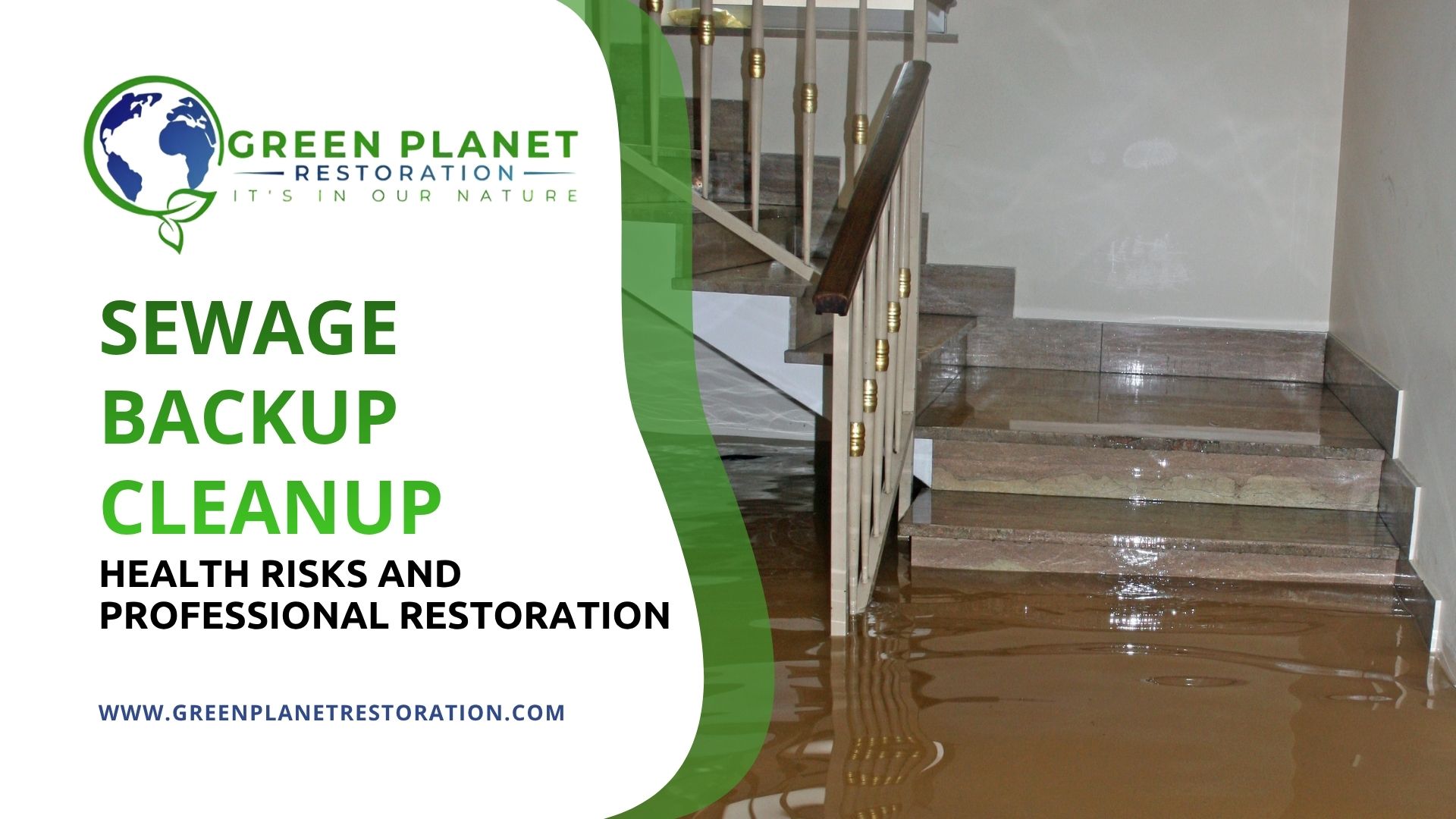Sewage Backup Cleanup - Green Planet Restoration