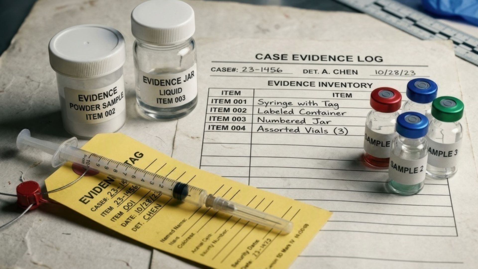 Crime Scene Evidence Tags - Green Planet Restoration