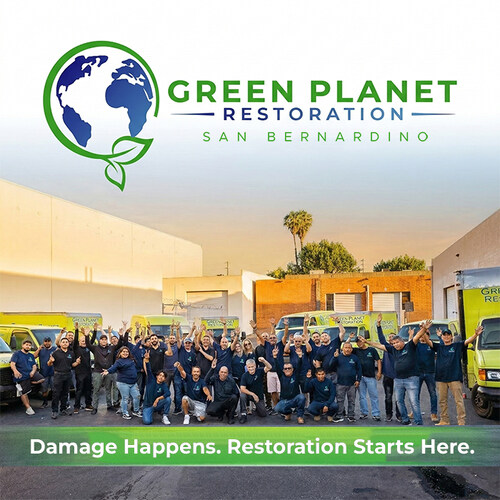 San Bernardino County Damage Restoration Services | Green Planet Restoration of San Bernardino