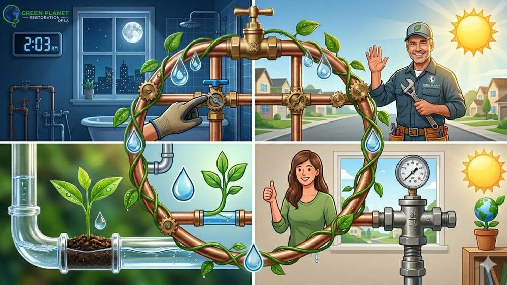 Handle a Leaking Faucet Before Calling a Plumber - Green Planet Restoration