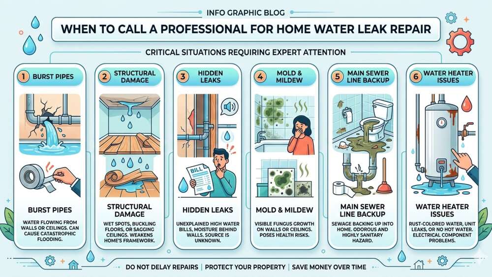 Home Water Leak Repair - Green Planet Restoration