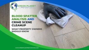 Blood Spatter Analysis Explained - Green Planet Restoration of Santa Clarita
