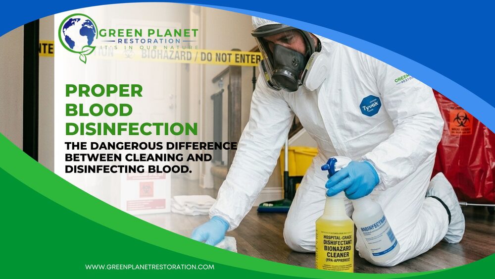 Proper Blood Disinfection - Green Planet Restoration