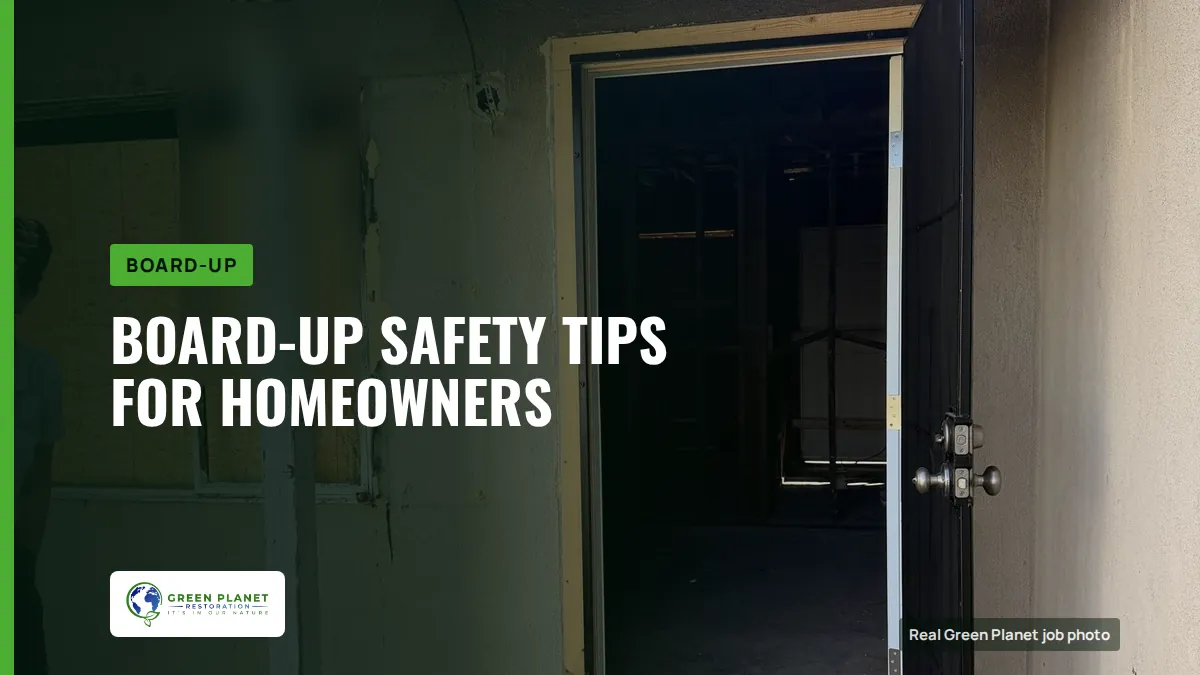 Board-Up Safety Tips for Homeowners | Green Planet Restoration