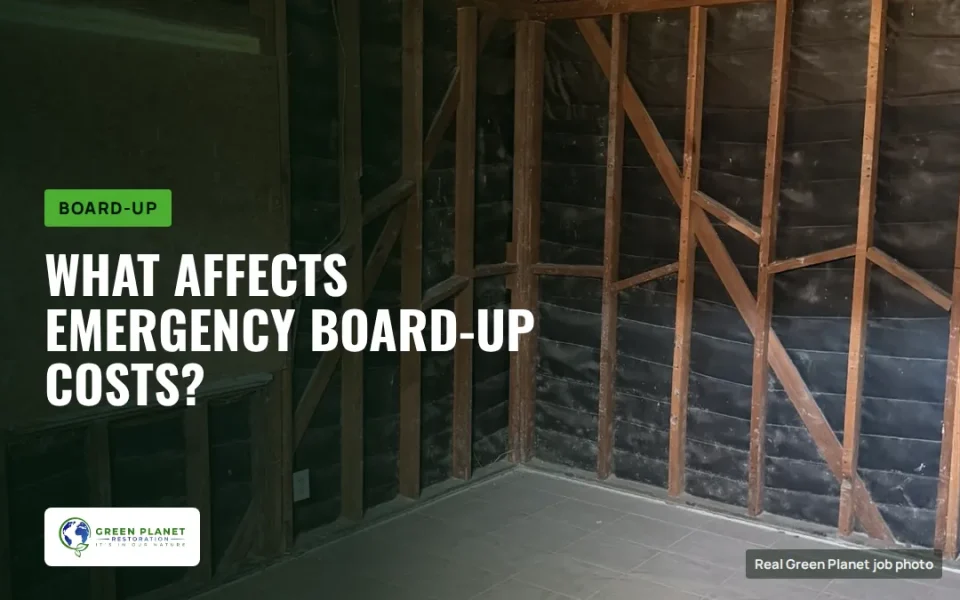 Cost of Emergency Board Up Services in California: What Impacts Pricing?