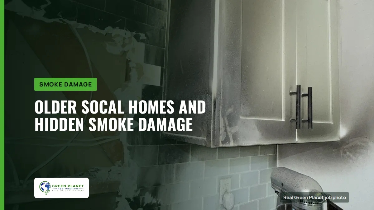 Older SoCal Homes and Hidden Smoke Damage | Green Planet Restoration
