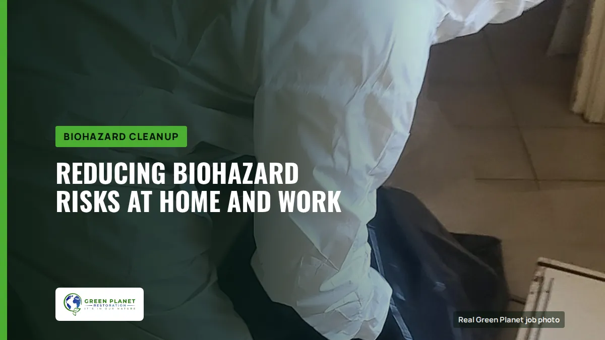 Reducing Biohazard Risks at Home and Work | Green Planet Restoration