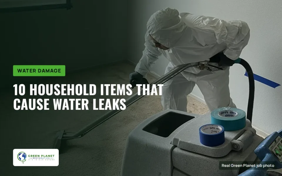 10 Items that Can Cause House Water Leaks: Caution Objects