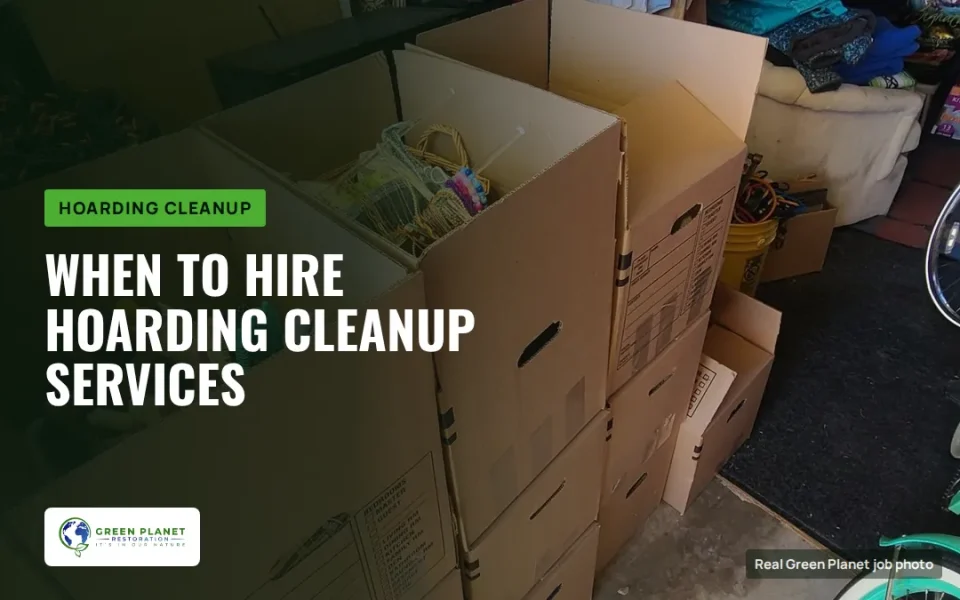 When to Hire Cleaning Services for Hoarders