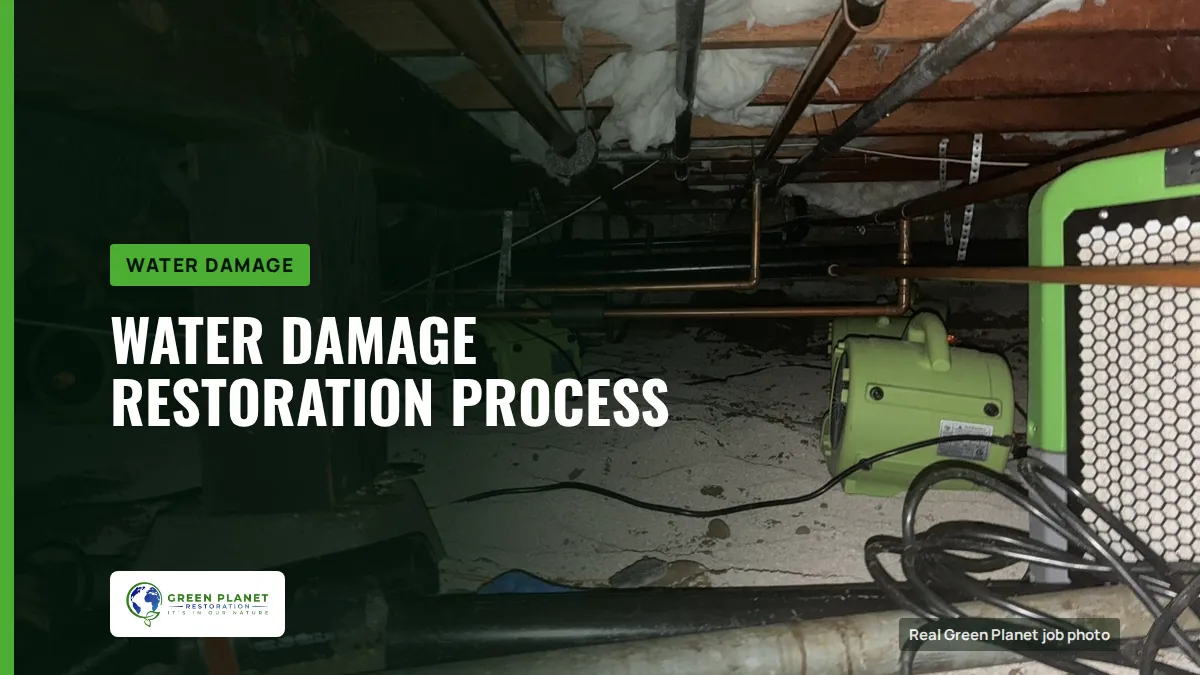 Water Damage Restoration Process | Green Planet Restoration