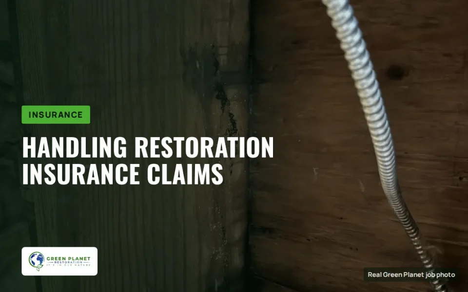 Handling Damage Restoration Insurance Claims