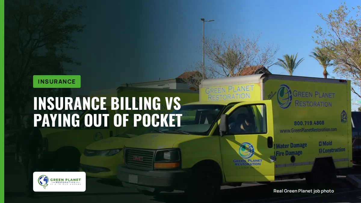Insurance Billing vs Paying Out of Pocket | Green Planet Restoration