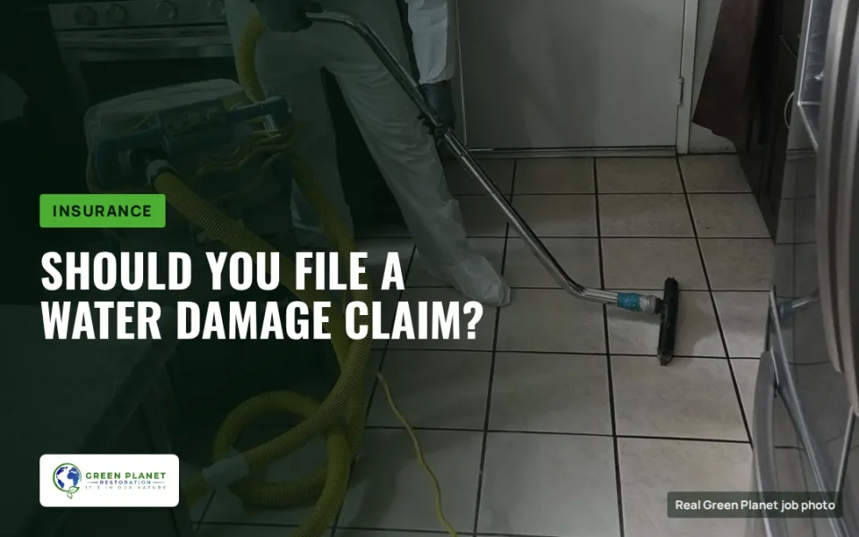Should I File an Insurance Claim for Water Damage?