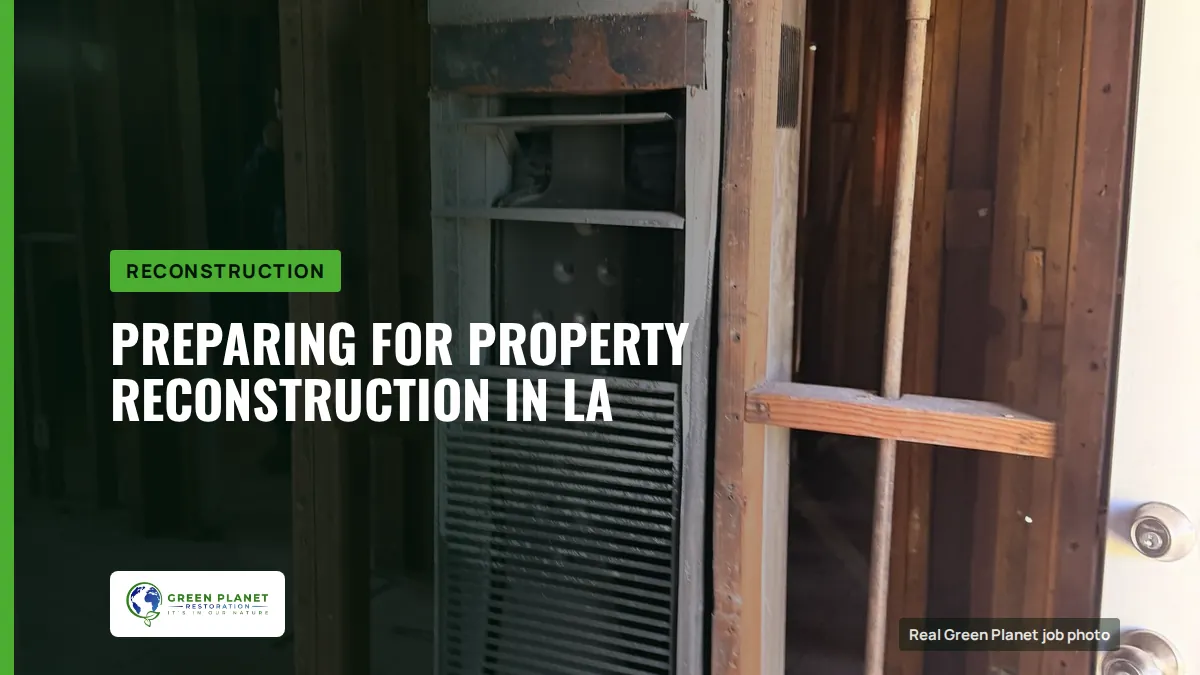 Preparing for Property Reconstruction in LA | Green Planet Restoration