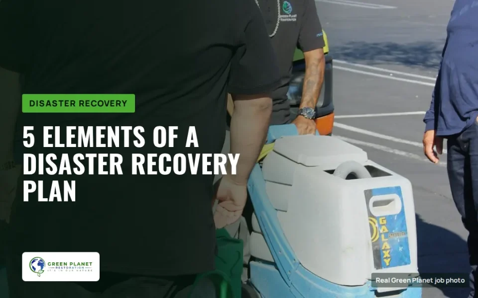 What Are the Five Major Elements of a Typical Disaster Recovery Plan?