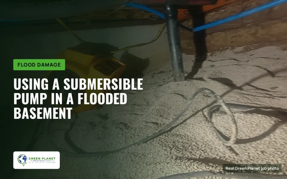 How to Use a Submersible Pump for a Flooded Basement in Seattle