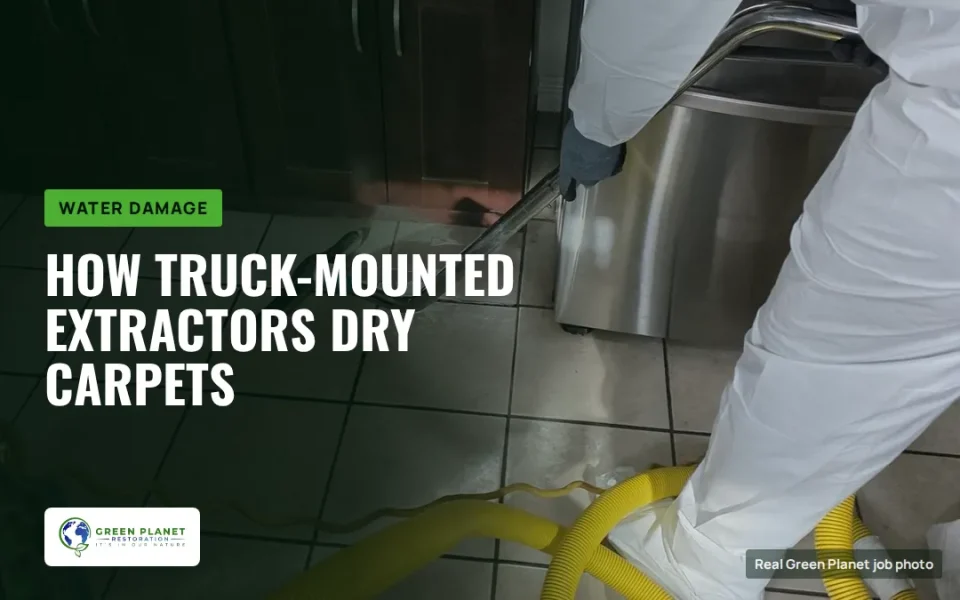 How Truck Mounted Extractors Remove Water from Carpets