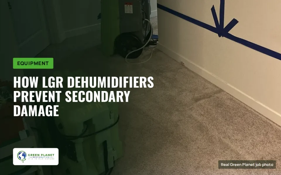 How LGR Dehumidifiers Prevent Secondary Damage