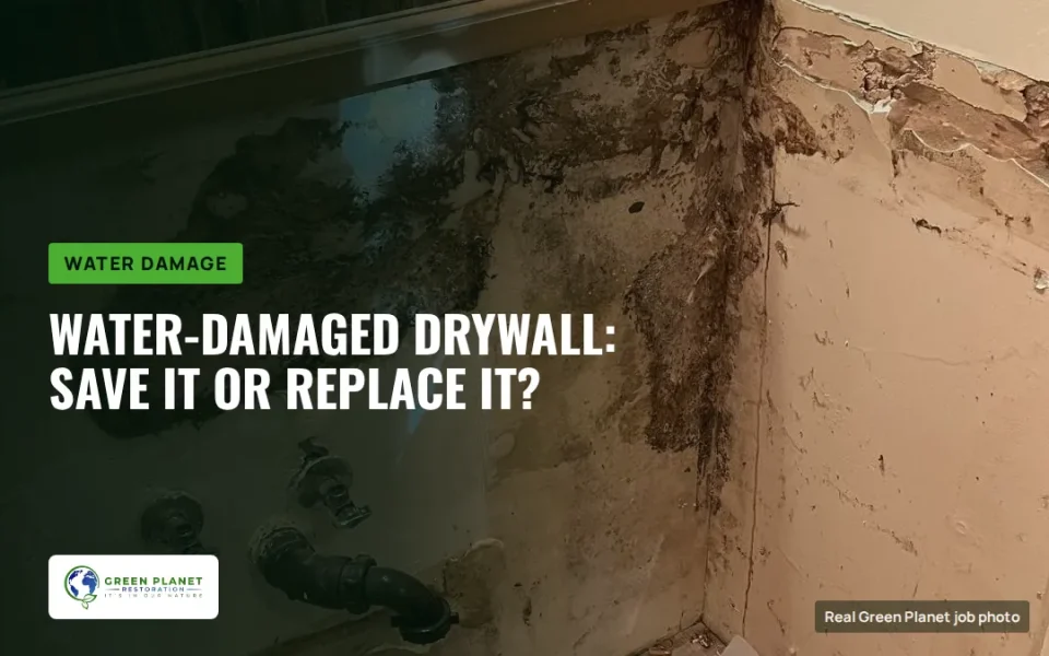 Water Damaged Drywall Repair: When to Save It vs. Replace It