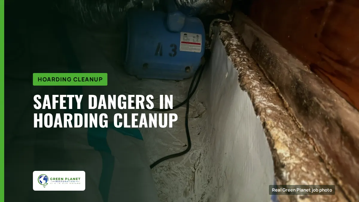 Safety Dangers in Hoarding Cleanup | Green Planet Restoration