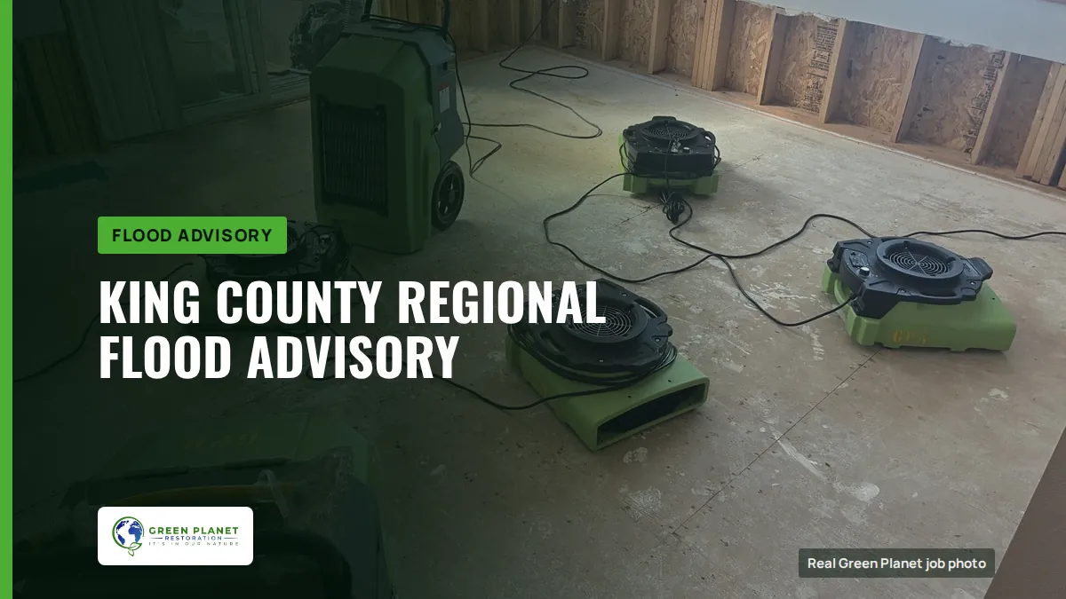 King County Regional Flood Advisory | Green Planet Restoration