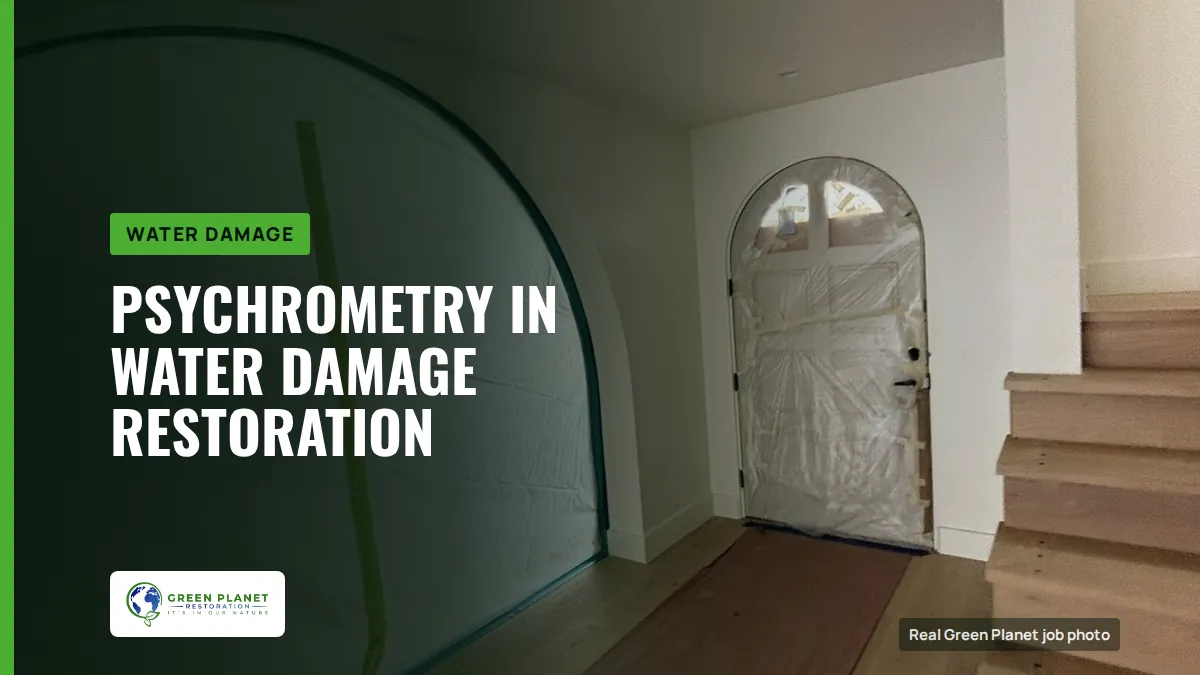 Psychrometry in Water Damage Restoration | Green Planet Restoration