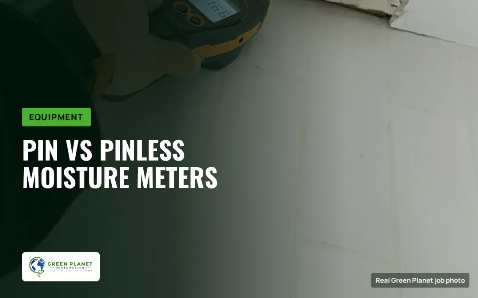 Pin vs Pinless Moisture Meters: What’s the Most Accurate Moisture Meter for Walls?