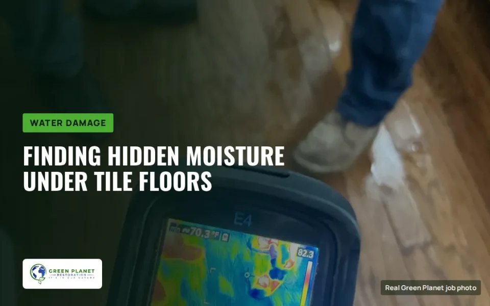 Detect Hidden Moisture: How to Check and Fix Moisture Under the Tile Floor