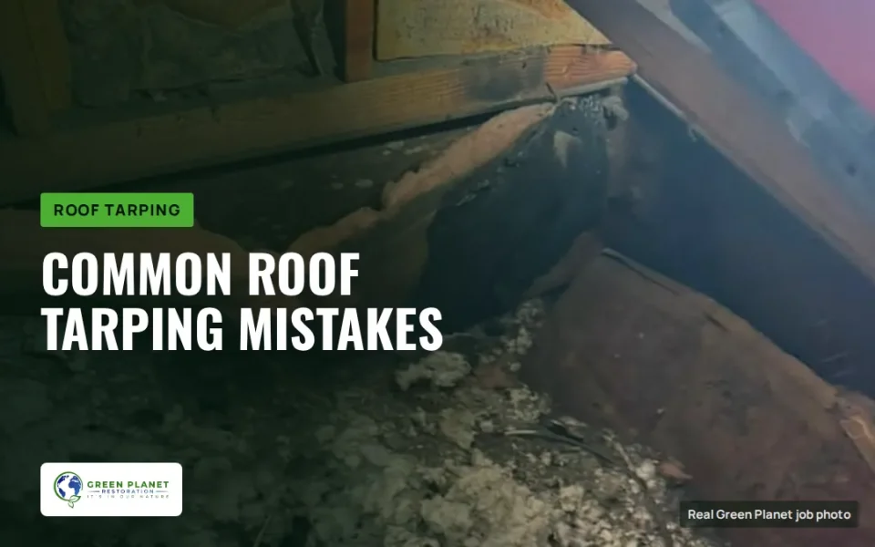 Common Roof Tarping Mistakes Homeowners Make When Protecting Their Roofs Against Storms