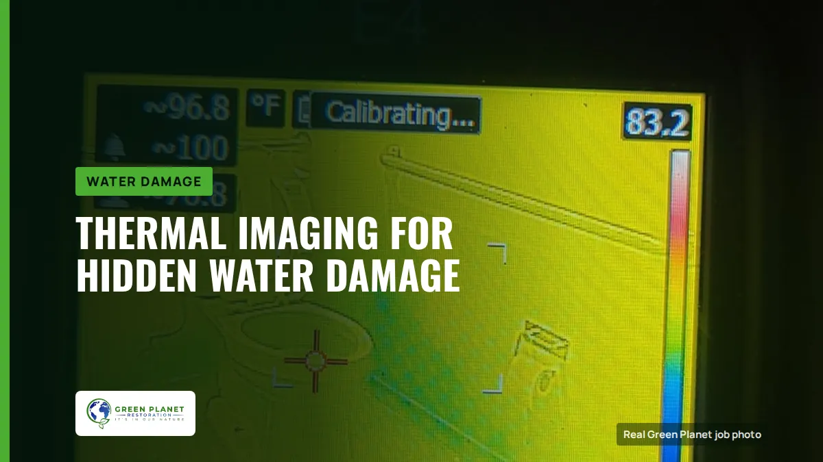 Thermal Imaging for Hidden Water Damage | Green Planet Restoration