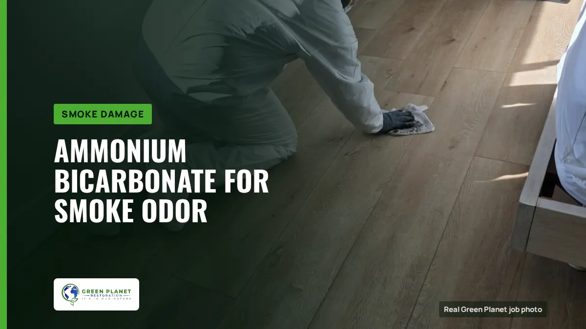 Ammonium Bicarbonate for Smoke Odor | Green Planet Restoration
