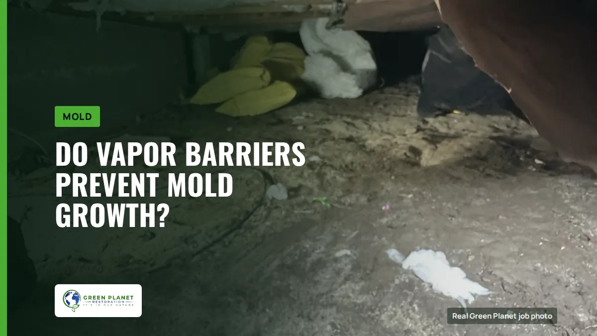 Do Vapor Barriers Prevent Mold Growth? | Green Planet Restoration