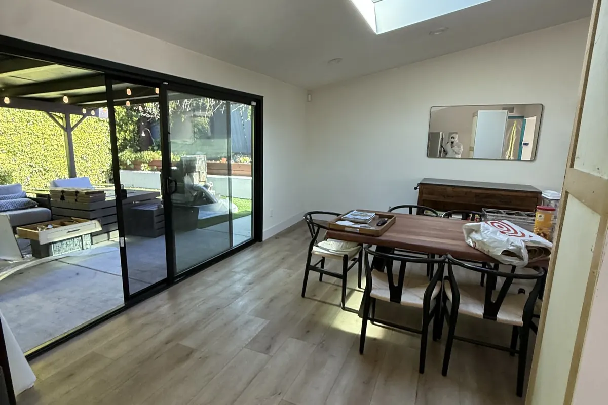 Finished room after reconstruction