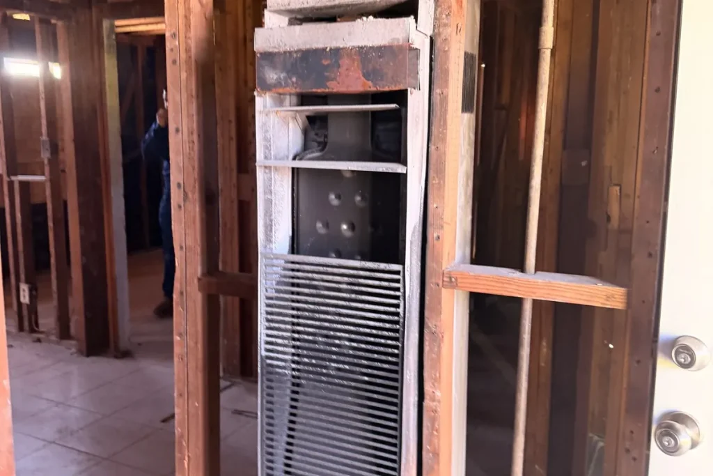 Framing exposed before reconstruction